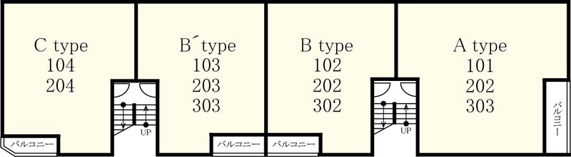 第一和泉コーポ 204号室 間取り