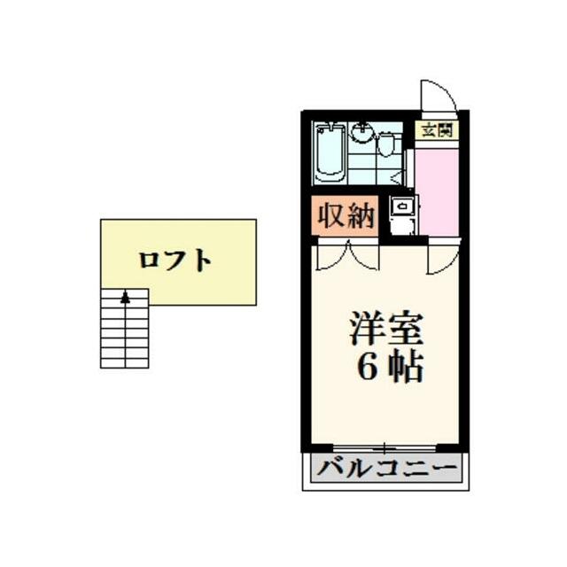 橘ハイツ桜が丘 201号室 間取り