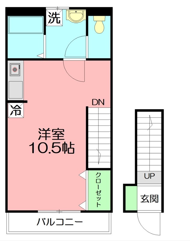 ルミエール 202号室 間取り