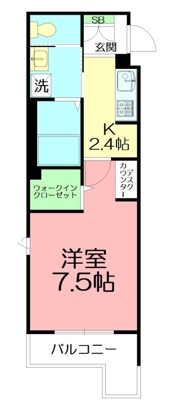 ザ・プレイス鎌倉 105号室 間取り