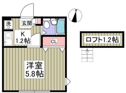 シャルマンフジ湘南壱番館  203号室 間取り