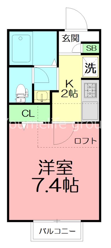 サニーレジデンス戸塚 203号室 間取り
