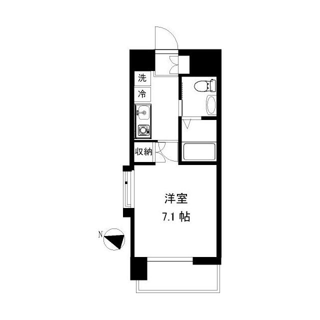 アース湘南台 507号室 間取り