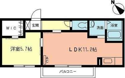 ＴＹ・メルベーユⅢ 202号室 間取り