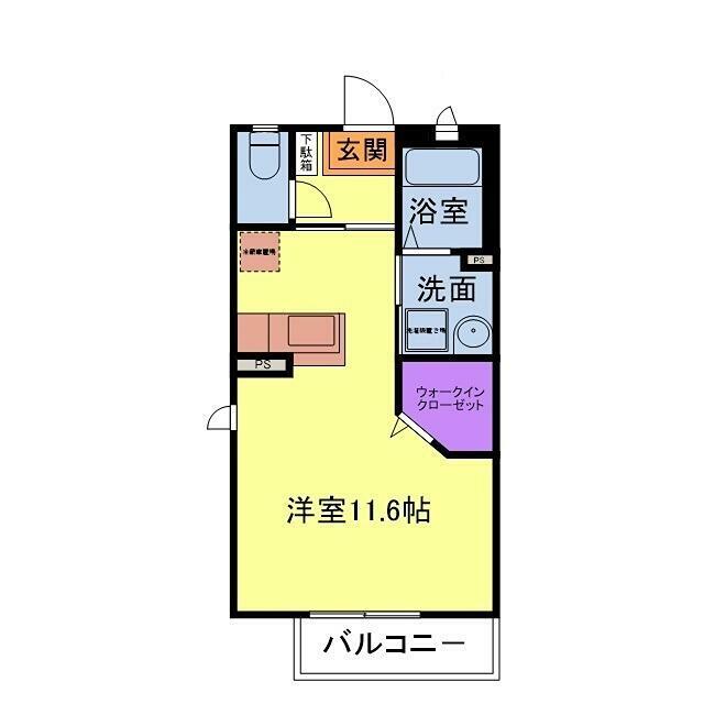 エトワール 101号室 間取り