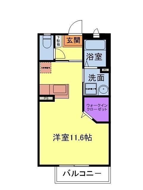 エトワール 205号室 間取り