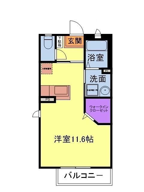 エトワール 201号室 間取り