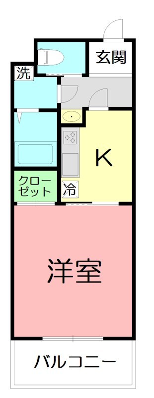 プリマネージュ 402号室 間取り