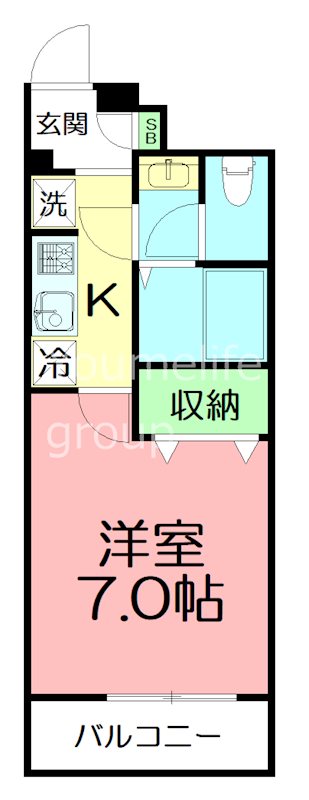 エリオント港南台 202号室 間取り