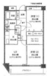 パルク　ド　スリジェ 203号室 間取り
