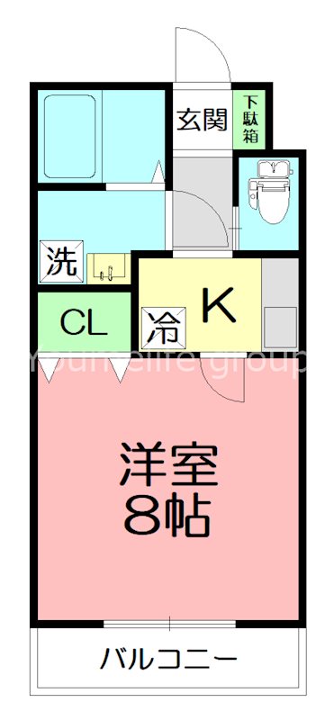 リュイール桜台 201号室 間取り