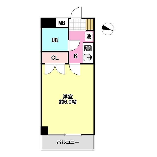 ＲＫビル 206号室 間取り