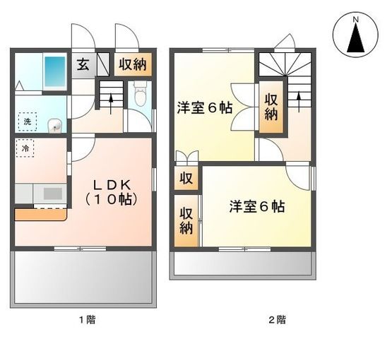 セイフ三枡 105号室 間取り