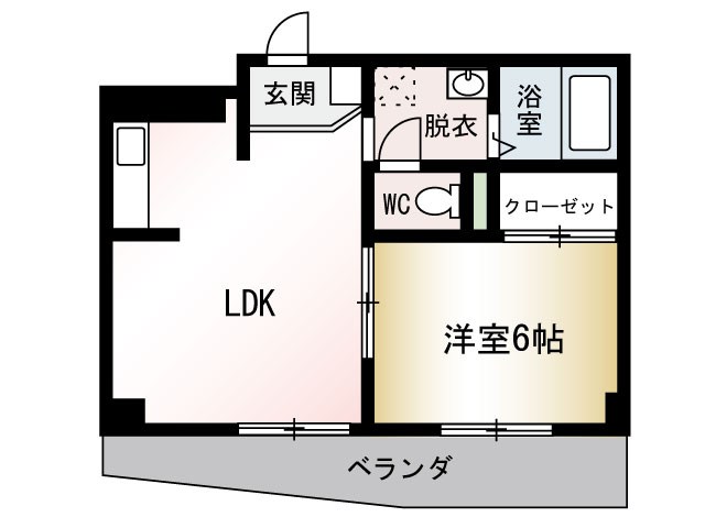 高橋第一ビル 401号室 間取り
