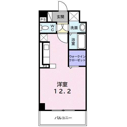 ヴィヴァーチェ 202号室 間取り