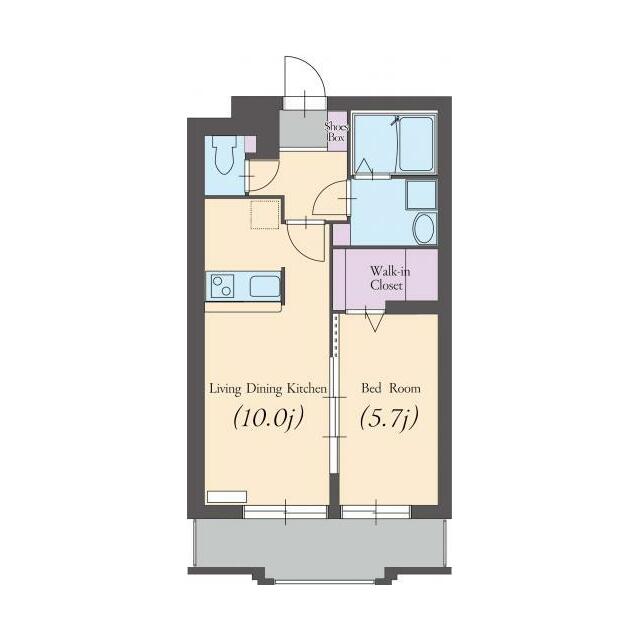 オリーブみずき 303号室 間取り