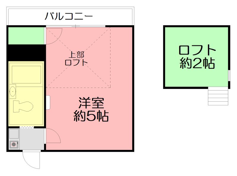 MTプレイス港南中央 203号室 間取り