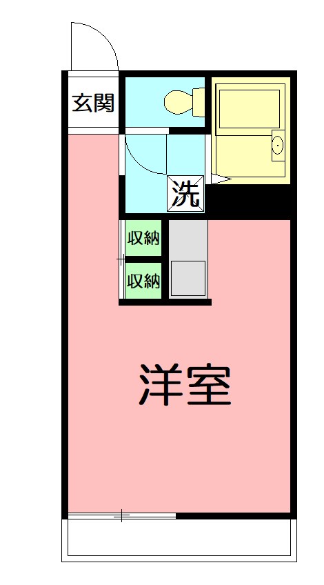 ヴィラ萩山Ｂ 103号室 間取り