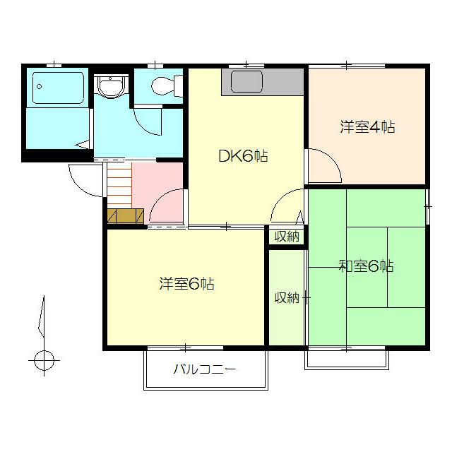 ディアス湘南 202号室 間取り