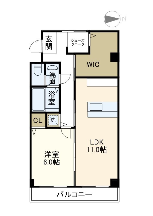セーフズマンション 205号室 間取り