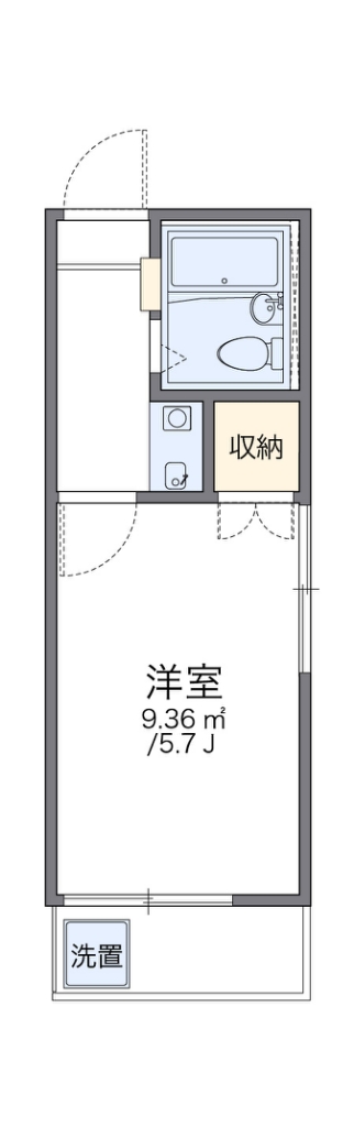 レオパレス東戸塚ヒルズ 205号室 間取り