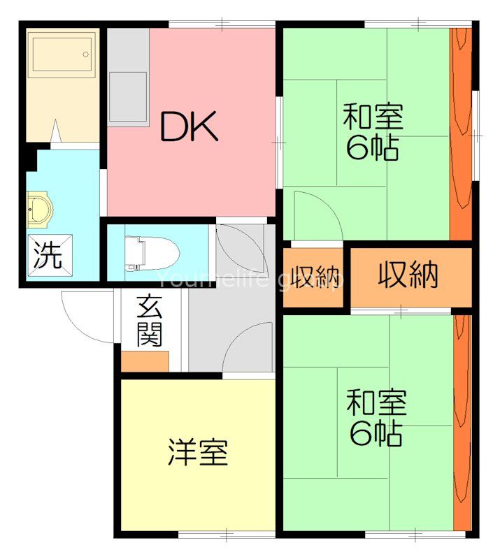 メゾンKS 201号室 間取り