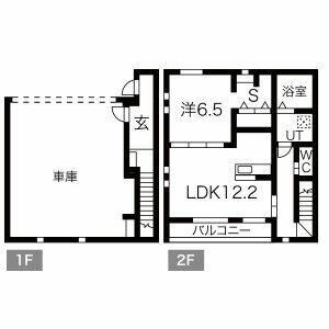 Ｐａｃｉｆｉｃａ　ＳｈｏｎａｎB棟 103号室 間取り