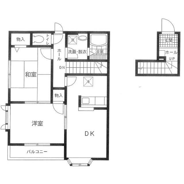 アヴェニール21B 202号室 間取り