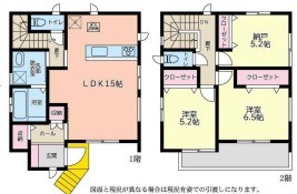 厚木市上荻野貸家 間取り