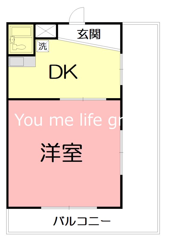 コリーヌマンション 401号室 間取り