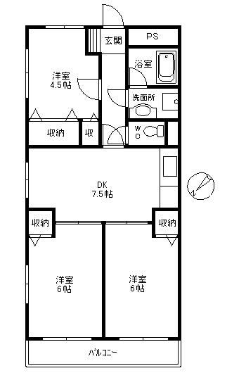 ブランドール湘南 101号室 間取り