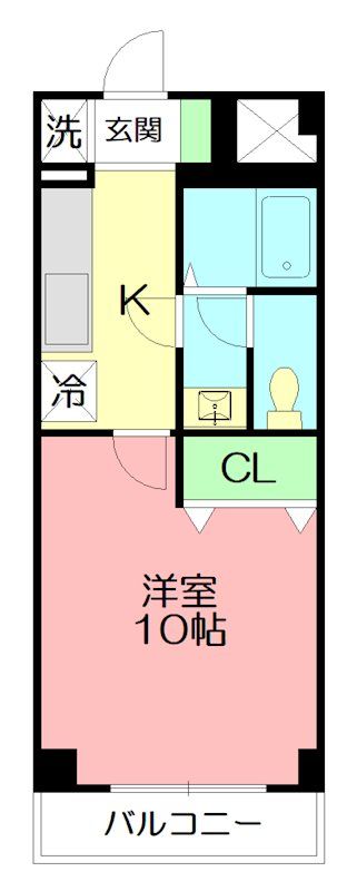 さがみ野セントラルビルⅡ 302号室 間取り