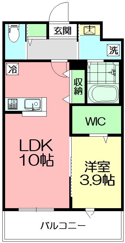 メゾンイナモトⅡ 204号室 間取り