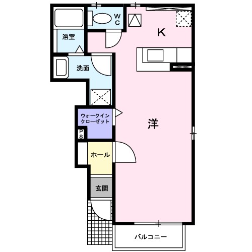 ボニート　ブローテ 103号室 間取り