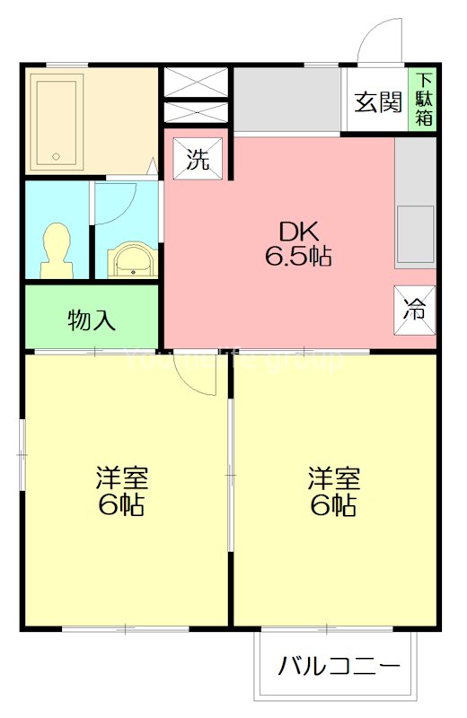 フローラＫ 203号室 間取り