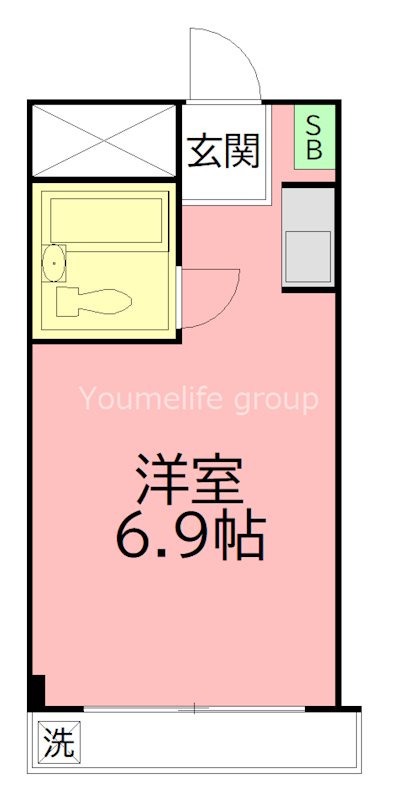 ヴィラ相模が丘 103号室 間取り