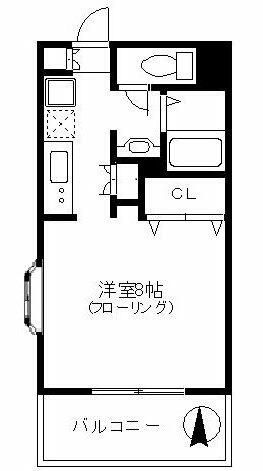 ゼファール湘南Ⅴ 302号室 間取り