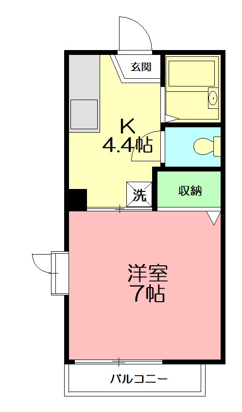 Tラアム 203号室 間取り