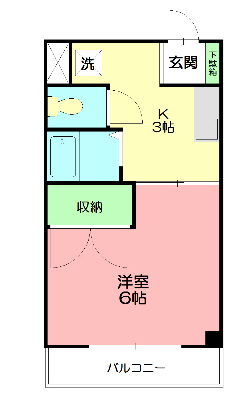 コーシュービル88 310号室 間取り