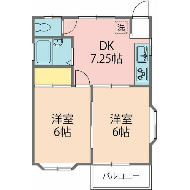 メゾン北公園 101号室 間取り