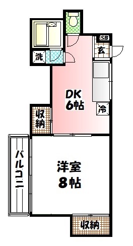 ホワイトハウス伊勢原 207号室 間取り