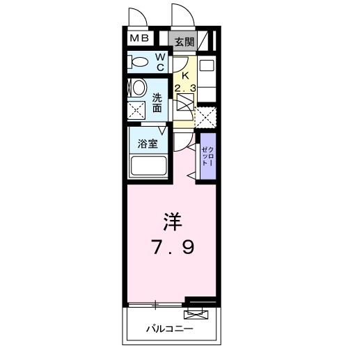 プレミール大船 103号室 間取り