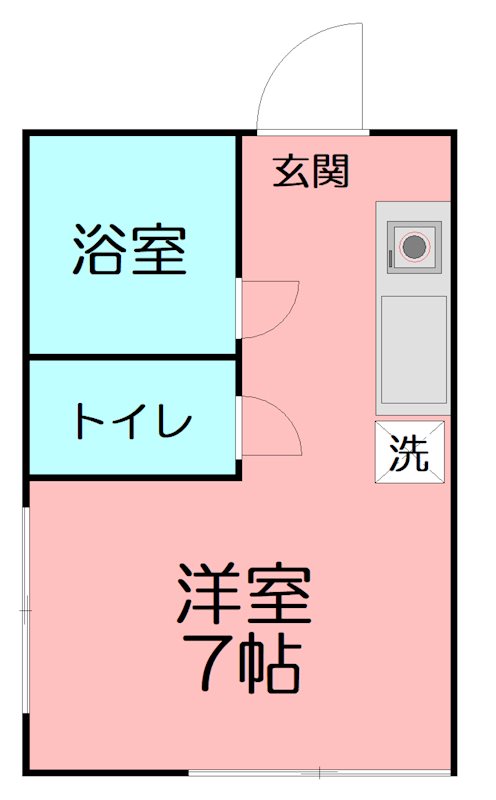 第5松嶋マンション 201号室 間取り