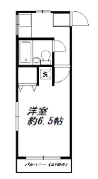 Aqua Court（アクアコート） 201号室 間取り