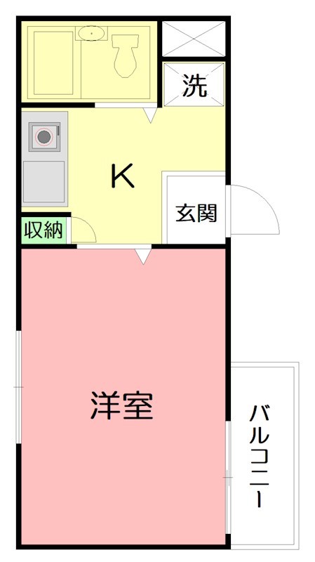 シルフィード平塚Ⅱ 301号室 間取り