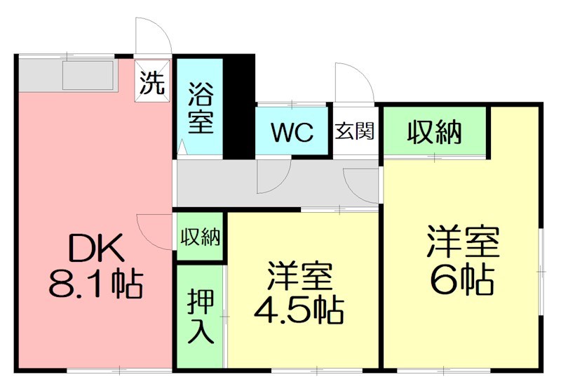 杉原貸家 間取り