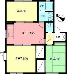 エトワールA 102号室 間取り