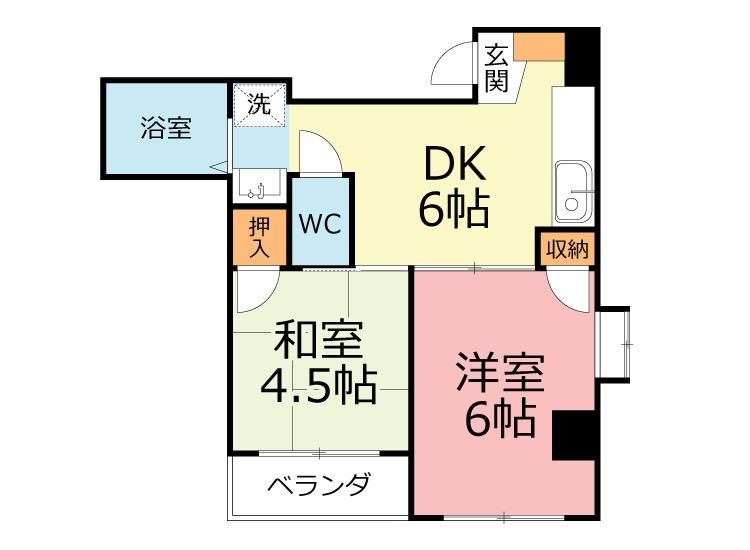 レーベン見附町 502号室 間取り