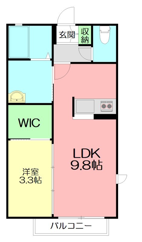 ベルフルールⅡ 間取り