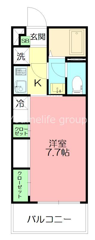 リブリ・さがみ野Ⅱ 101号室 間取り